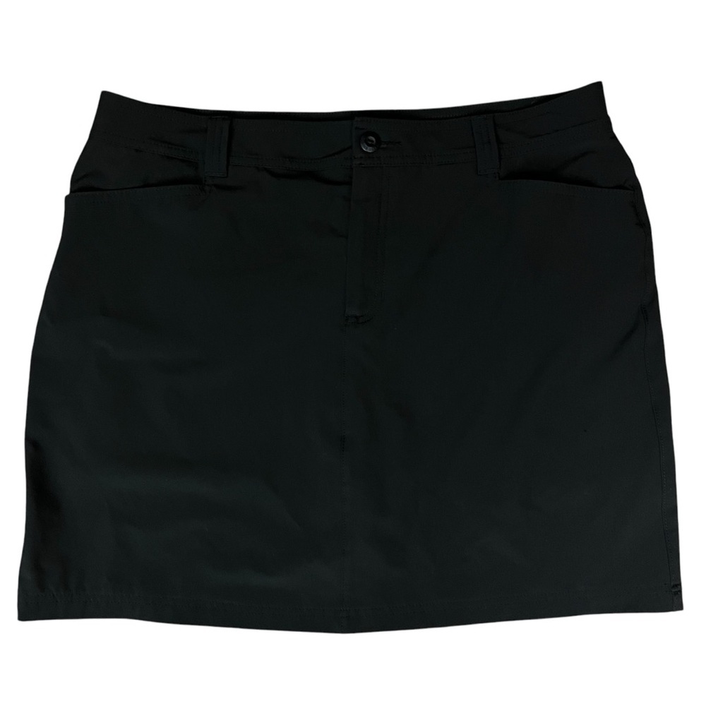 Eddie Bauer Womens Adventurer Skort Skirt Stretch Black 14